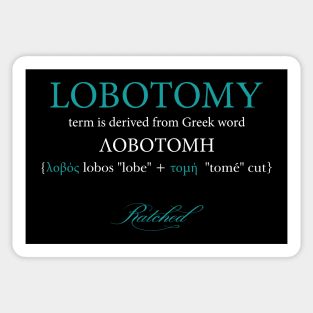 Lobotomy Definition Sticker